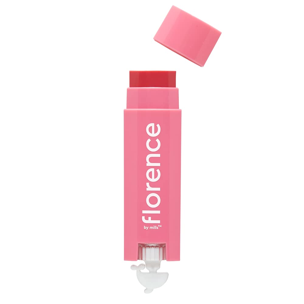 florence by mills Oh Whale! Tinted Lip Balm, Guava & Lychee (Pink), 0.15 oz/ 4.5g Beauty and Personal Care florence by mills