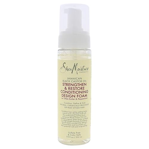 Shea Moisture Strengthen & Restore Conditioning Design Foam, 7.5 OZ Beauty & Personal Care Shea Moisture