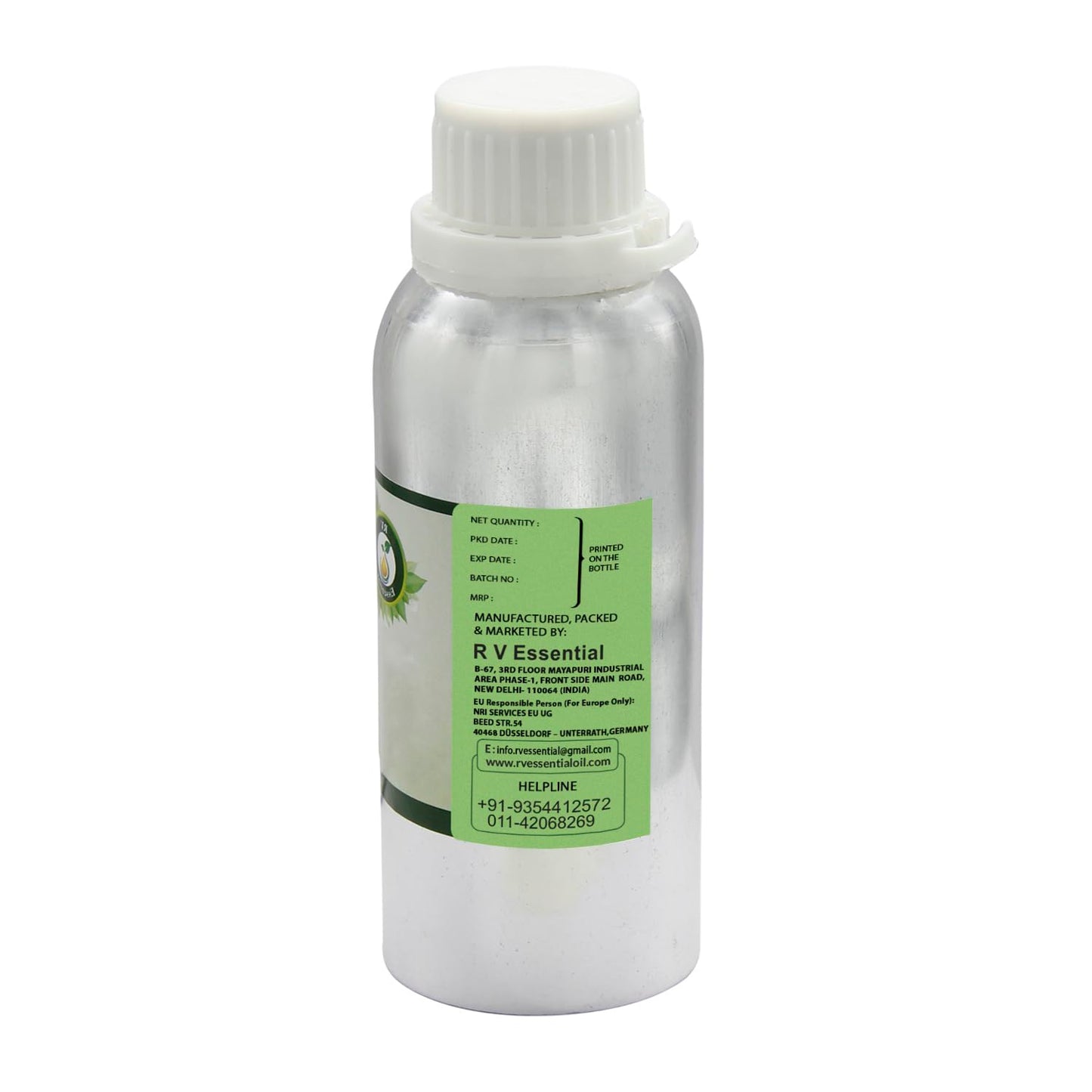 R V Essential Pure Wheatgerm Carrier Oil 300ml (10oz)- Triticum Vulgare (100% Pure and Natural Cold Pressed) Beauty and Personal Care R V Essential