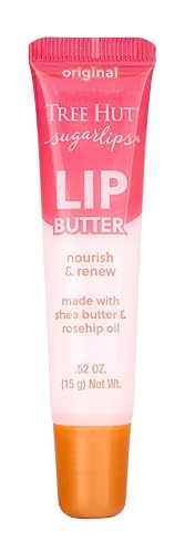 Tree Hut Original Sugarlips Lip Butter, Hydrating Lip Care to Lock in Moisture & Nourish Lips, Soft & Smooth Finish, 0.52 fl oz Beauty & Personal Care Tree Hut