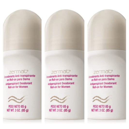 ZERMAT DISTINZION TAMARA ANTIPERSPIRANT DEODORANT ROLL ON FOR WOMEN. SET OF 3 Beauty and Personal Care Zermat