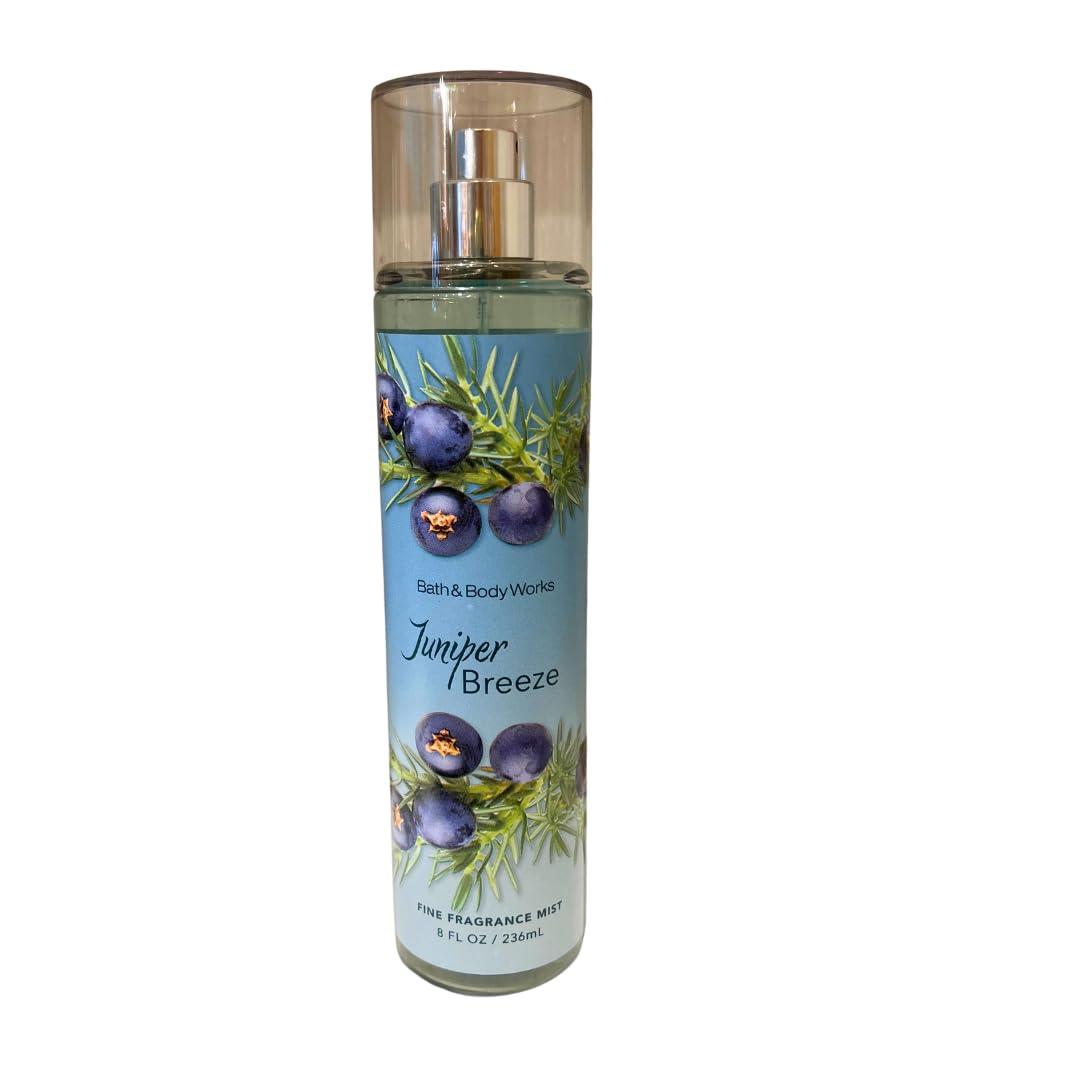 Bath & Body Works Juniper Breeze Fine Fragrance Mist 8oz - Pack of 3 Beauty & Personal Care Bath & Body Works