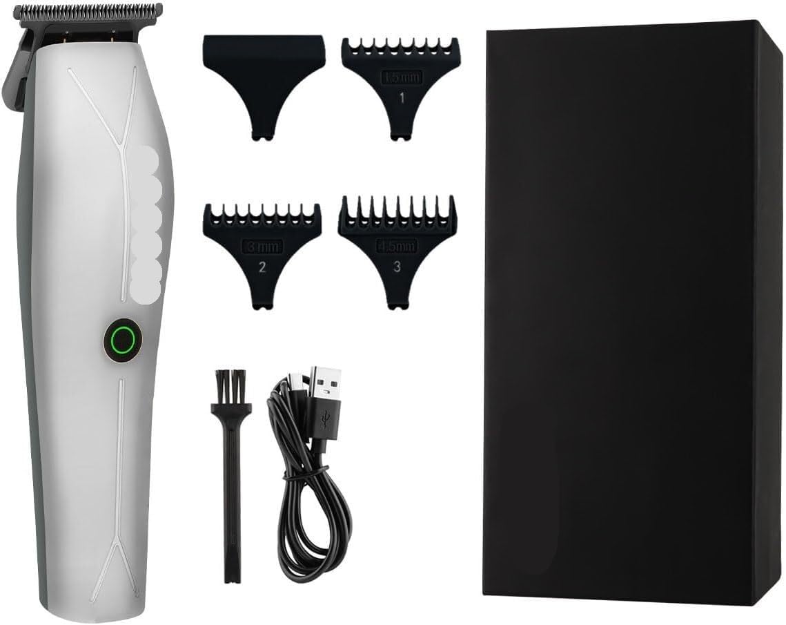 QDKVTNDJZ Men's Hair Clippers Professional Hair Trimmer Cordless Rechargeable Powerful Beard Trimmer Hair Cutting Grooming Tool,3 Limit Combs Beauty and Personal Care QDKVTNDJZ