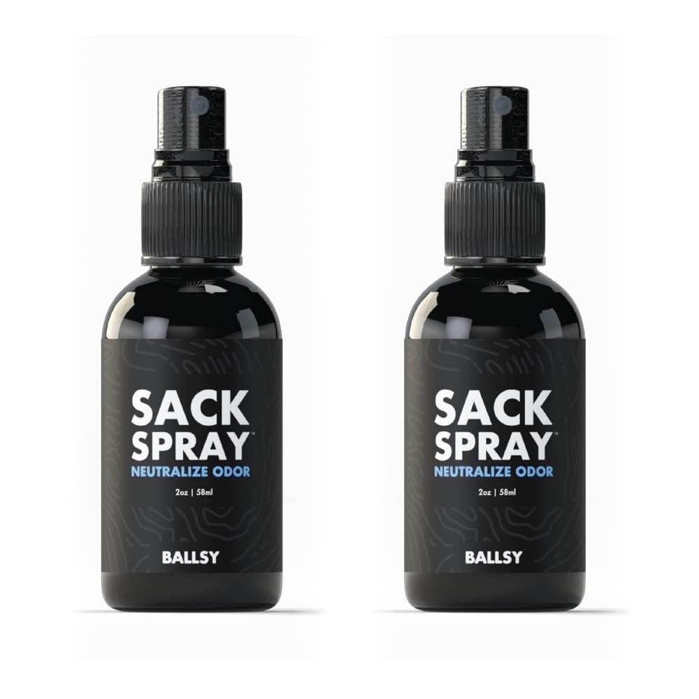 Ballsy Body & Groin Spray - Deodorant for Men - Neutralize Odor & Skin Irritation w/Tea Tree & Aloe Vera Extracts - Cruelty, Sulfate & Paraben-Free Beauty and Personal Care Ballsy