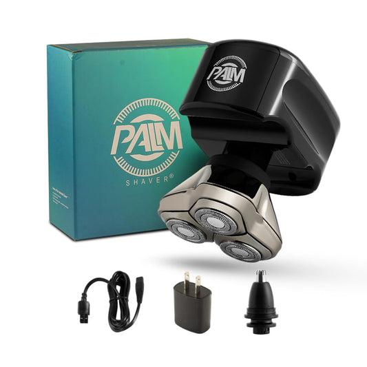 Skull Shaver Palm Shaver for Men - Head & Face Razor - Ergonomic Design - Waterproof Cordless Razor - Travel Friendly - Grooming Gift for Bald Men Beauty and Personal Care Skull Shaver