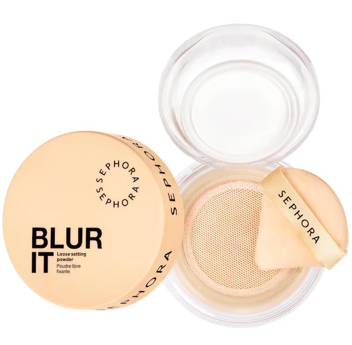 SEPHORA COLLECTION Blur It Loose Setting Powder - 03 Brightening Banana (for light to medium w/gold undertones) 0.26 oz/7.5 g Beauty & Personal Care SEPHORA