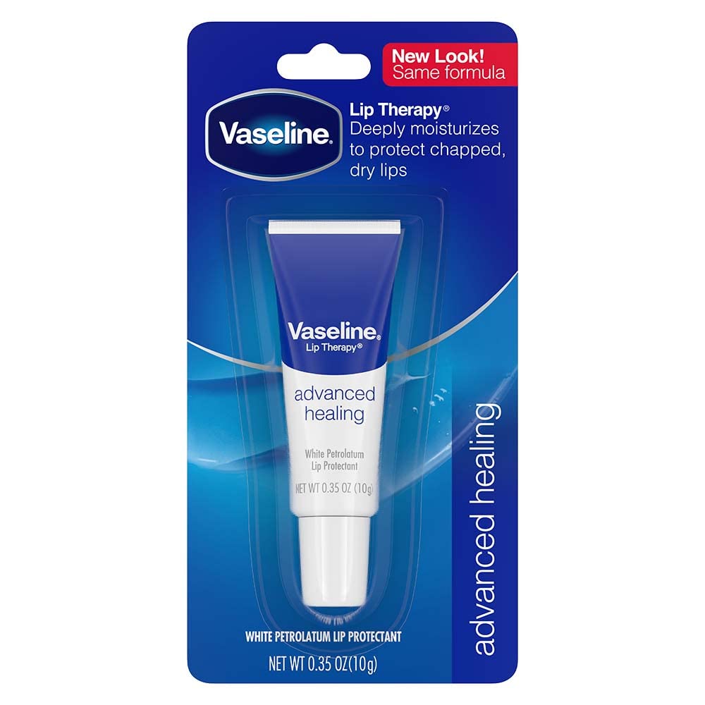 Vaseline Lip Therapy Lip Balm Tube, Advanced Healing Lip Moisturizer, 0.35 oz Beauty and Personal Care Vaseline