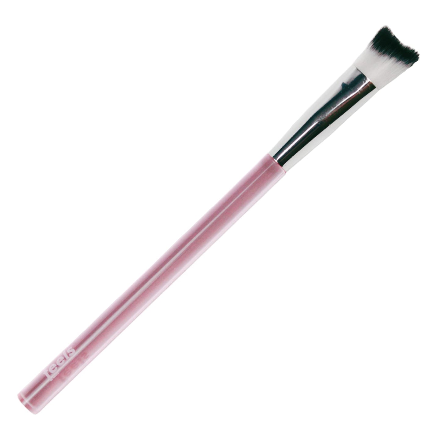 Feels Lash Cleaning Brush Eyelash Extensions Shampoo Brush Soft Curved Fluffy Cleansing (1 pack, Pink) Beauty & Personal Care Feels Lash