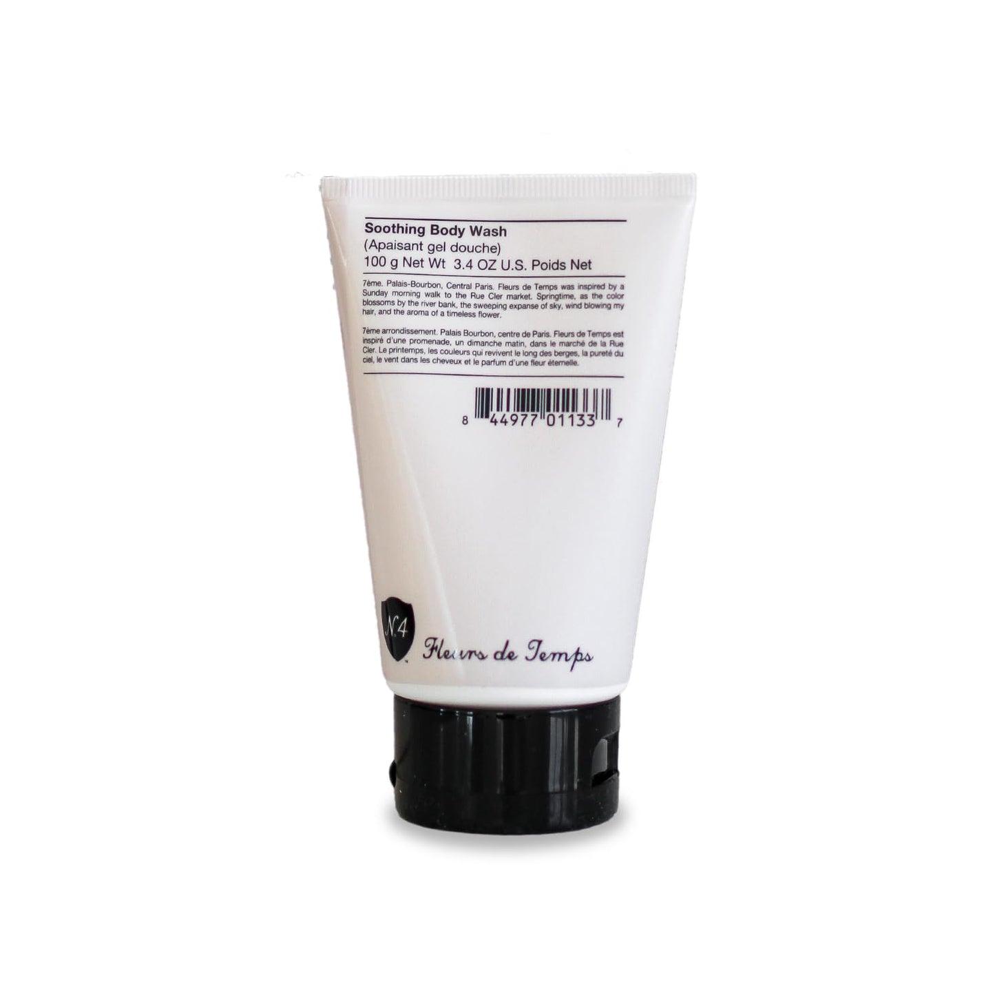 Number 4 Fleurs de Temps Soothing Body Wash. Moisturizing Body Wash with Vitamin E and Oat Extract, 3.4 oz Beauty & Personal Care Number 4