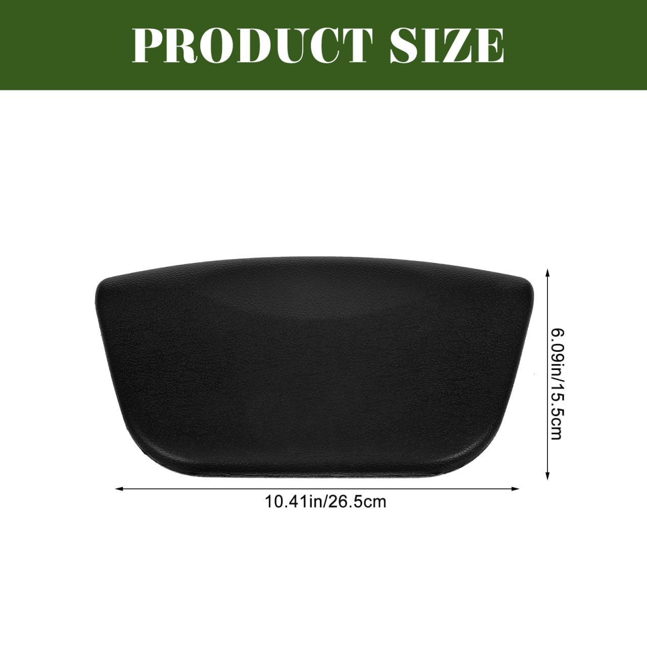 Healifty Bath Pillow for Tub with Suction Cups Removable Pu Headrest Cushion Neck and Back Support Waterproof Spa Pillow for Relaxing Soak 4.1 X 2.4 Beauty and Personal Care Healifty