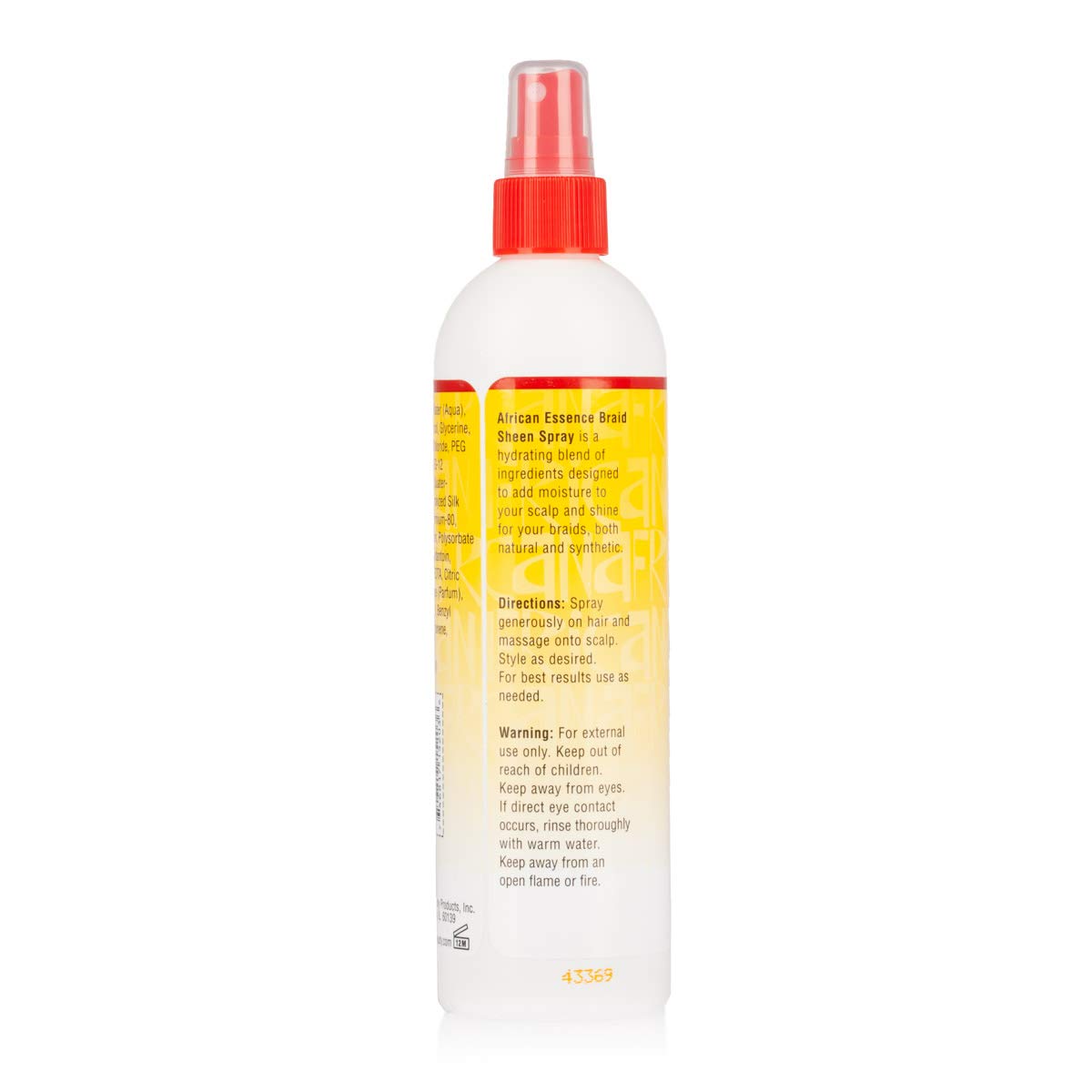 Universal Beauty African Essence Braid Sheen Spray 355 ml Beauty & Personal Care African Essence