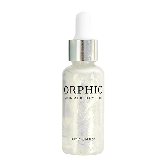 Orphic Shimmer Dry Oil, Body Glitter Oil Liquid Highlighter, Fast-Absorbing Face Brighten, Beauty Glowing Oils, Makeup Sparkle Shine Long Lasting Beauty & Personal Care Orphic Shimmer