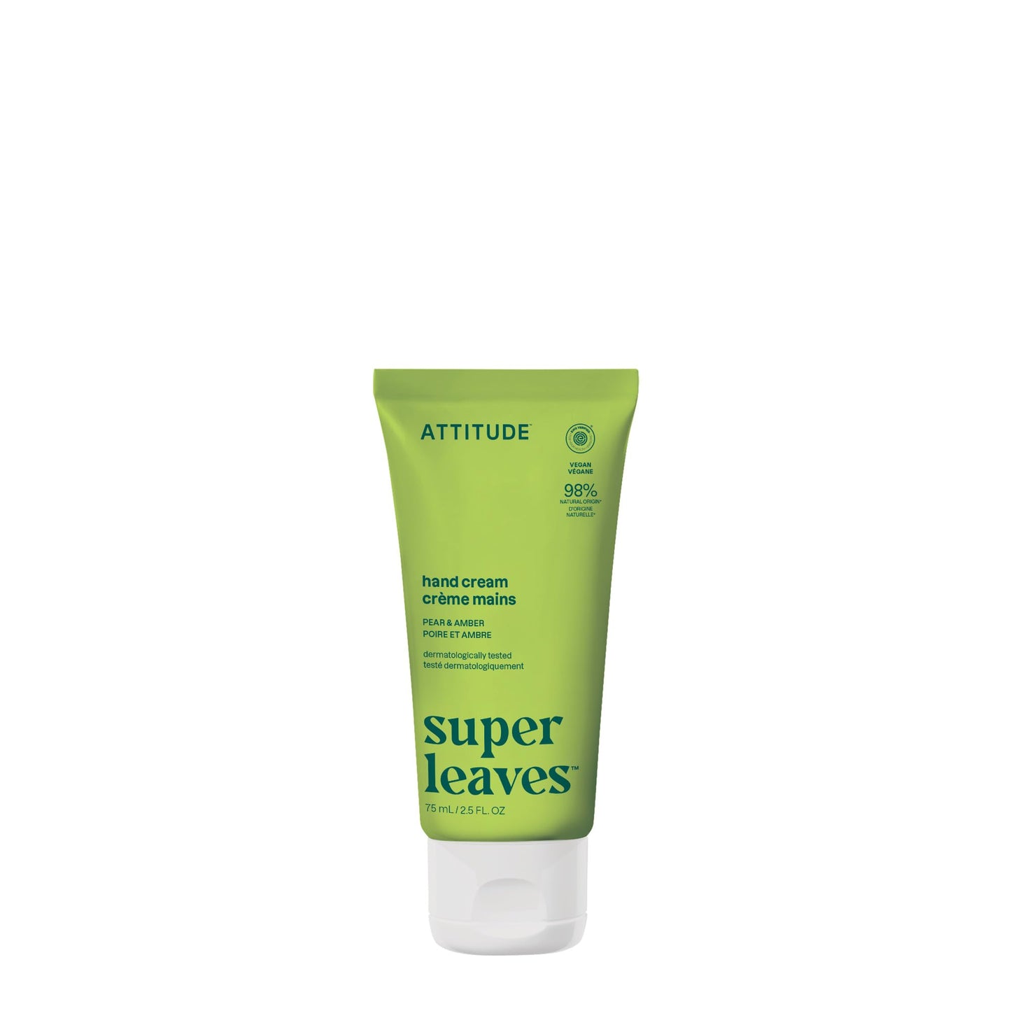ATTITUDE Hand Cream, EWG Verified, Plant and Mineral-Based, Vegan Personal Care Products, Pear & Amber, 2.5 Fl Oz Beauty & Personal Care ATTITUDE