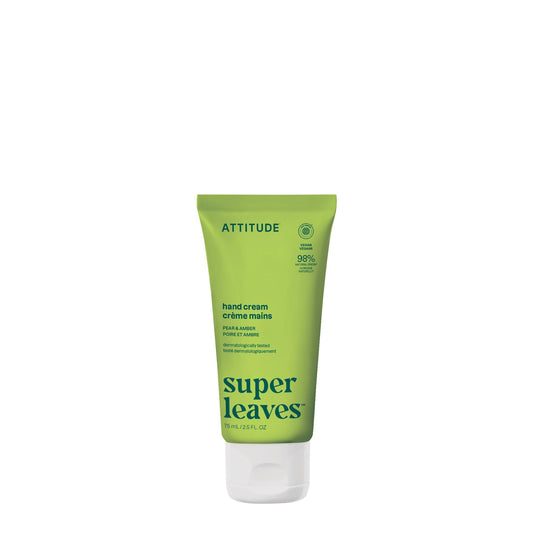 ATTITUDE Hand Cream, EWG Verified, Plant and Mineral-Based, Vegan Personal Care Products, Pear & Amber, 2.5 Fl Oz Beauty & Personal Care ATTITUDE