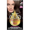 Garnier Olia Ammonia Free Permanent Hair Color, 100% Gray Coverage (Packaging May Vary), 5.0 Medium Brown Hair Dye, Pack of 1 Beauty & Personal Care Garnier
