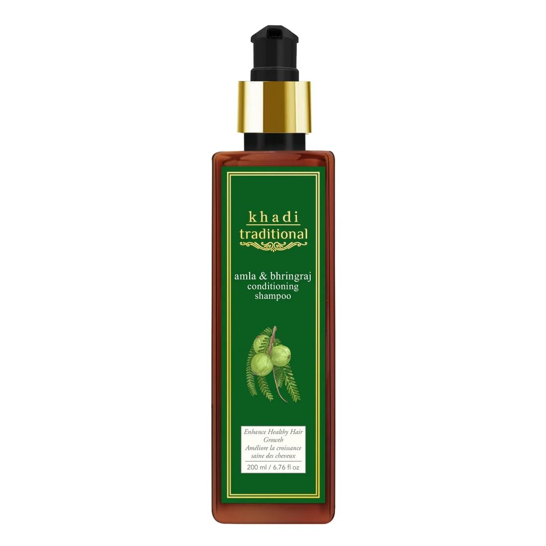 Khadi Traditional Natural Hair Care Shampoo Set, Coconut Milk, Amla & Bhringraj, Honey & Almond, With Herbal Extracts (Amla & Bhringraj) Beauty & Personal Care Khadi Traditional