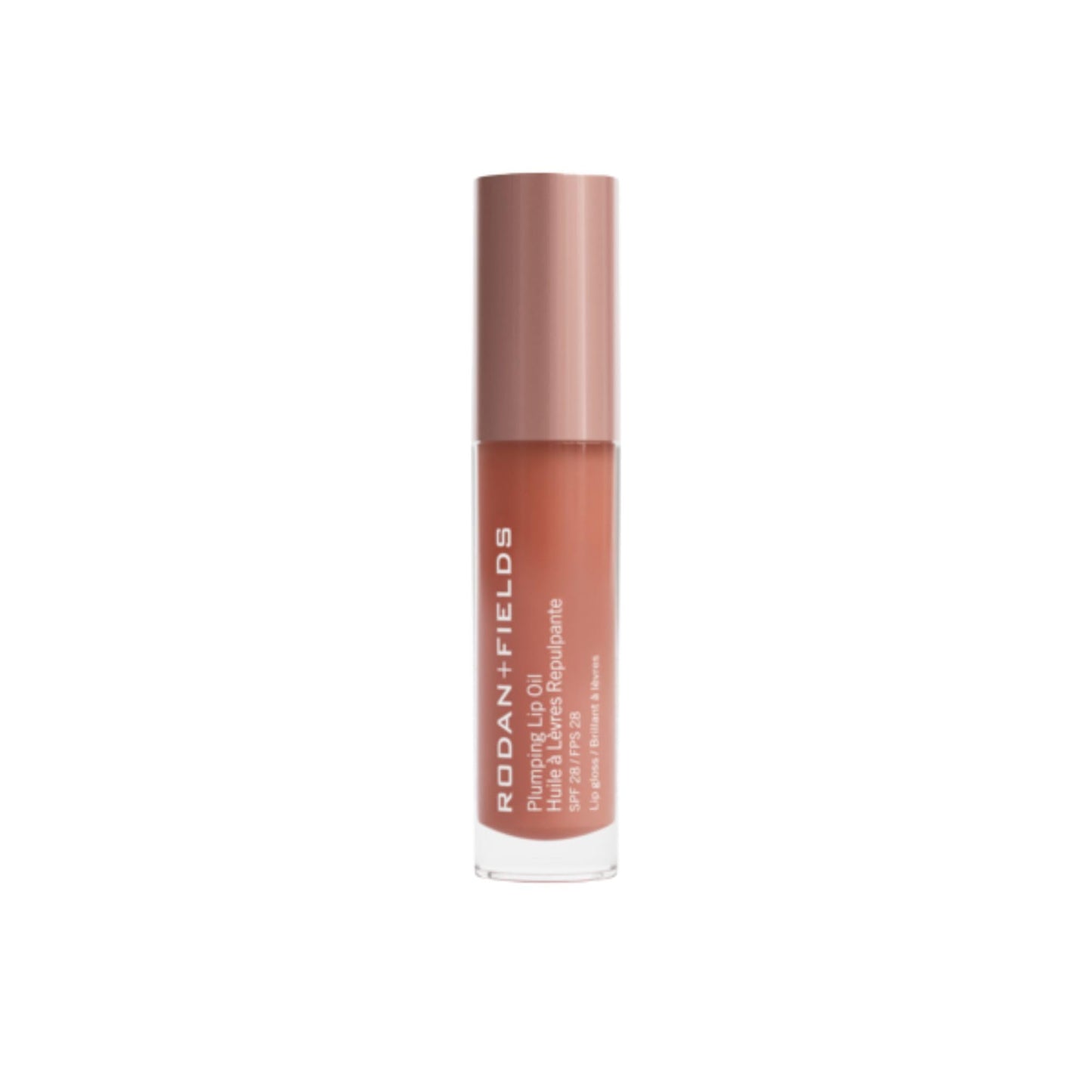 RODAN + FIELDS Plumping Lip Oil SPF 28 - 5 mL - Peach - Tinted Lip Treatment with Peptides, Hyaluronic Acid & Sunscreen Filters - Hydrates, Defines Beauty and Personal Care RODAN + FIELDS