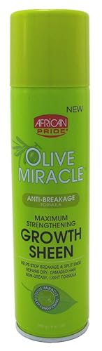 African Pride Olive Miracle Growth Sheen Spray, 8 Ounce Beauty & Personal Care African Pride