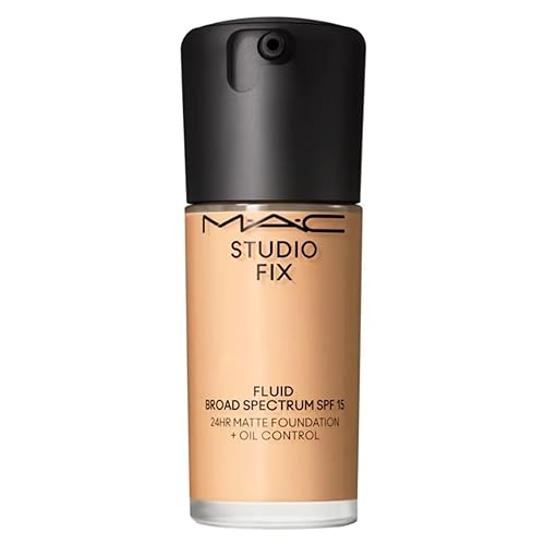 MAC M.A.C Cosmetics Studio Fix Fluid Broad Spectrum SPF 15 Foundation - C40 (Light Beige) - 1 fl oz / 30 mL Beauty & Personal Care MAC