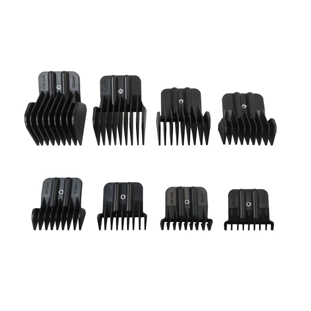LO MERECES 8Pcs Replacement Trimmer Guards with Metal Spring Clip for BabylisPRO Barberology FX787G, FX787BN, FX787RG Trimmer - Cutting Lengths (1/32" Beauty and Personal Care LO MERECES