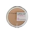 Maybelline Super Stay Full Coverage Powder Foundation Makeup, Up to 16 Hour Wear, Soft, Creamy Matte Foundation, Buff Beige, 1 Count Beauty & Personal Care MAYBELLINE