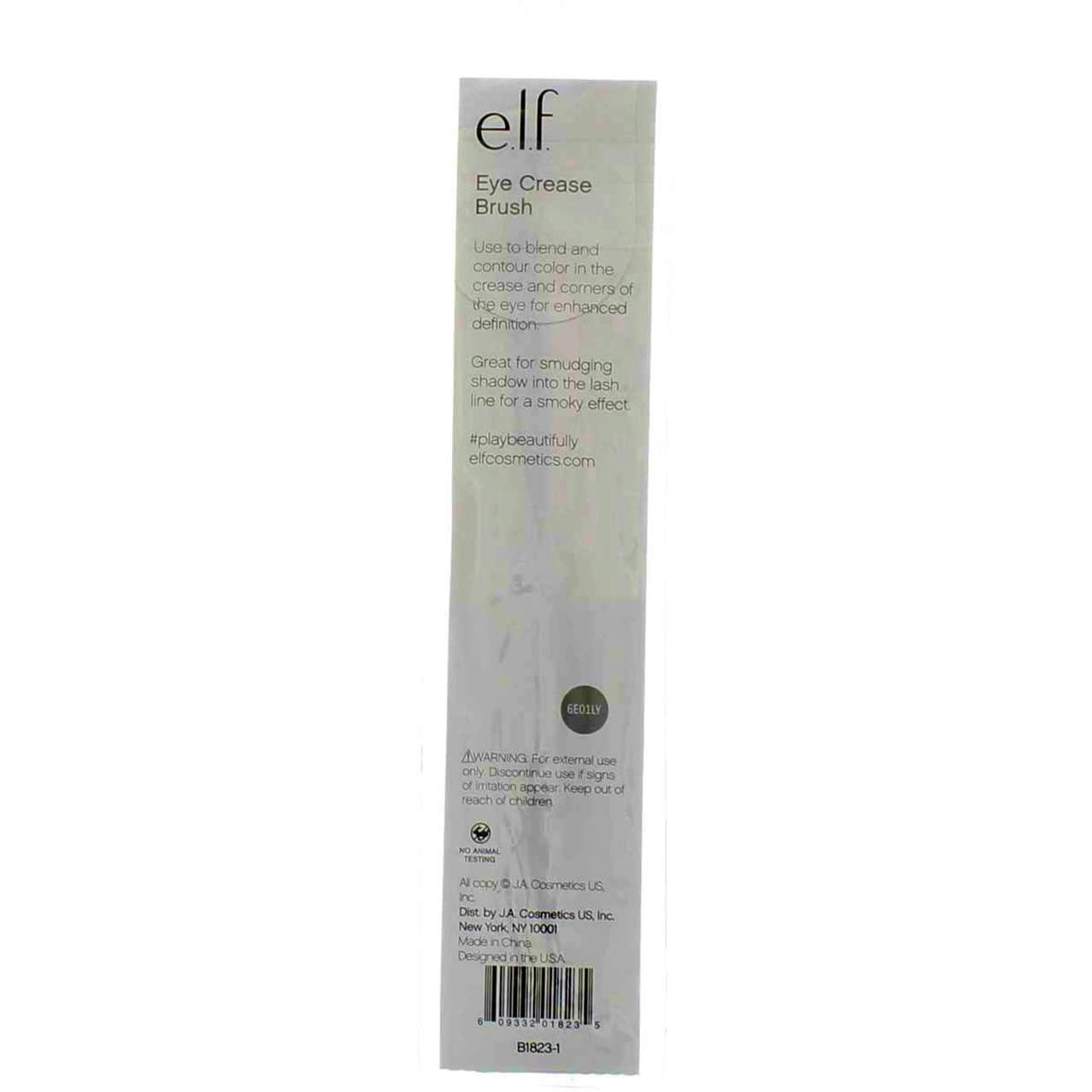 E.L.F. Eye Crease Brush, 2-Ounce (Pack of 6) Beauty & Personal Care e.l.f.