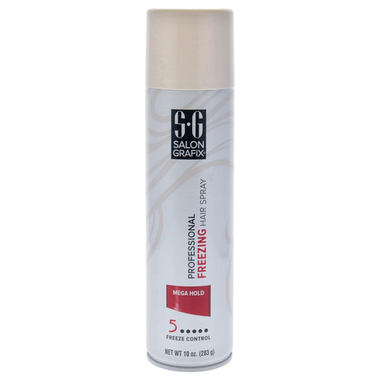 Salon Grafix Freezing Hair Spray Mega Hold - Quick-Drying Hairspray for Women and Men - Volumizing Hair Spray - Professional Quality Results - 10 oz Beauty & Personal Care Salon Grafix