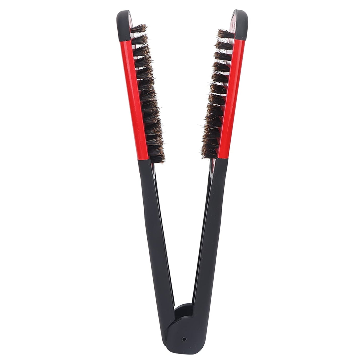 ZJchao Straightening Comb, Double Sided Beard Straightening Clamp Brush Beard Styling Tool Professional Brush for Smooth Grooming (Red Black) Beauty and Personal Care ZJchao