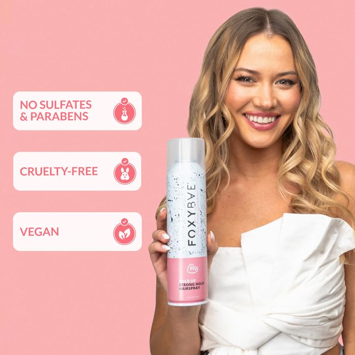 FoxyBae Hair Spray for Women - Volumizing Styling Hairspray - Flexible, Frizz Control, Thickening - Strong Hold - 8 Fl Oz Beauty & Personal Care FoxyBae