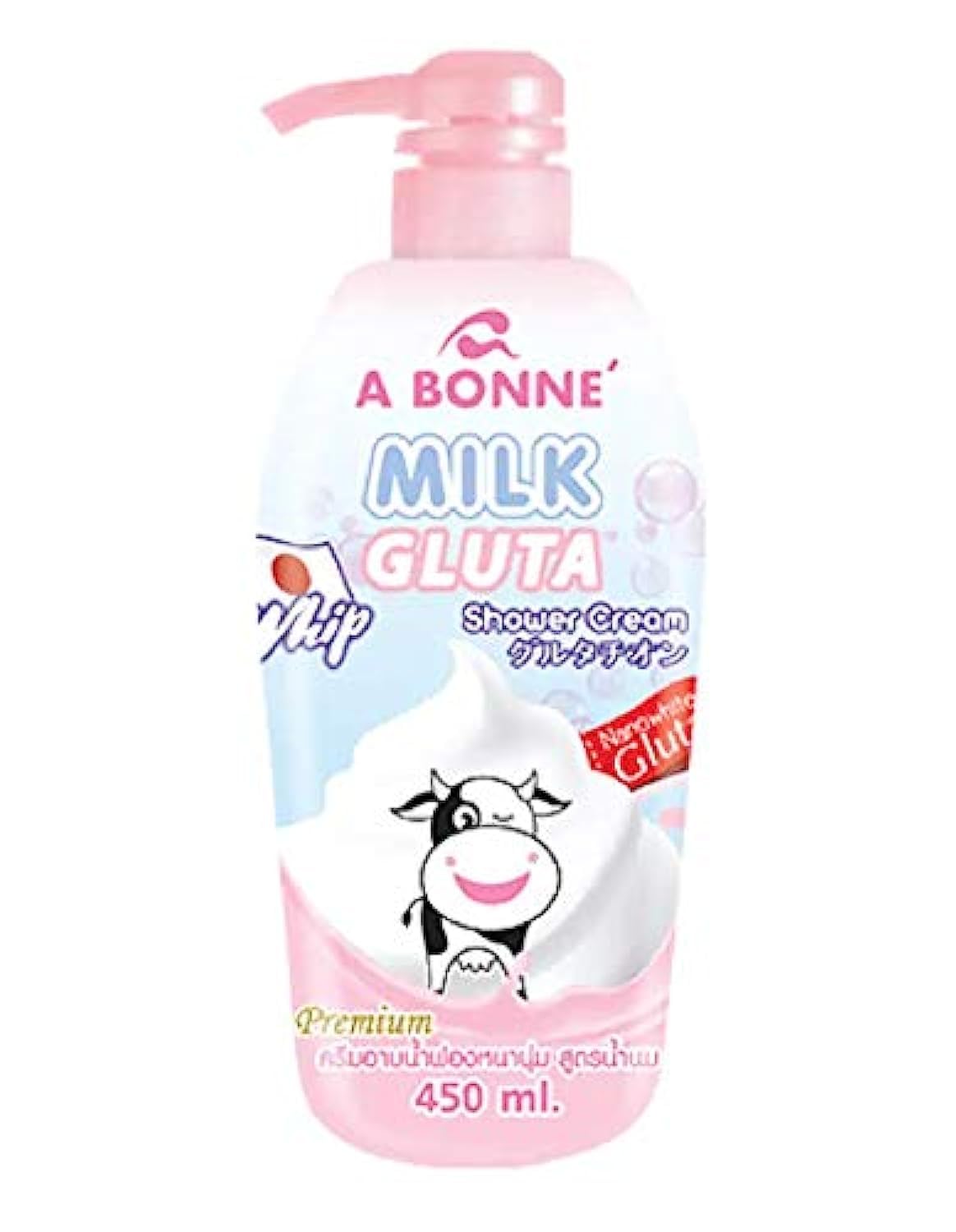 A Bonne Milk Gluta Shower Nano White Gluta 450ml Beauty & Personal Care A Bonné