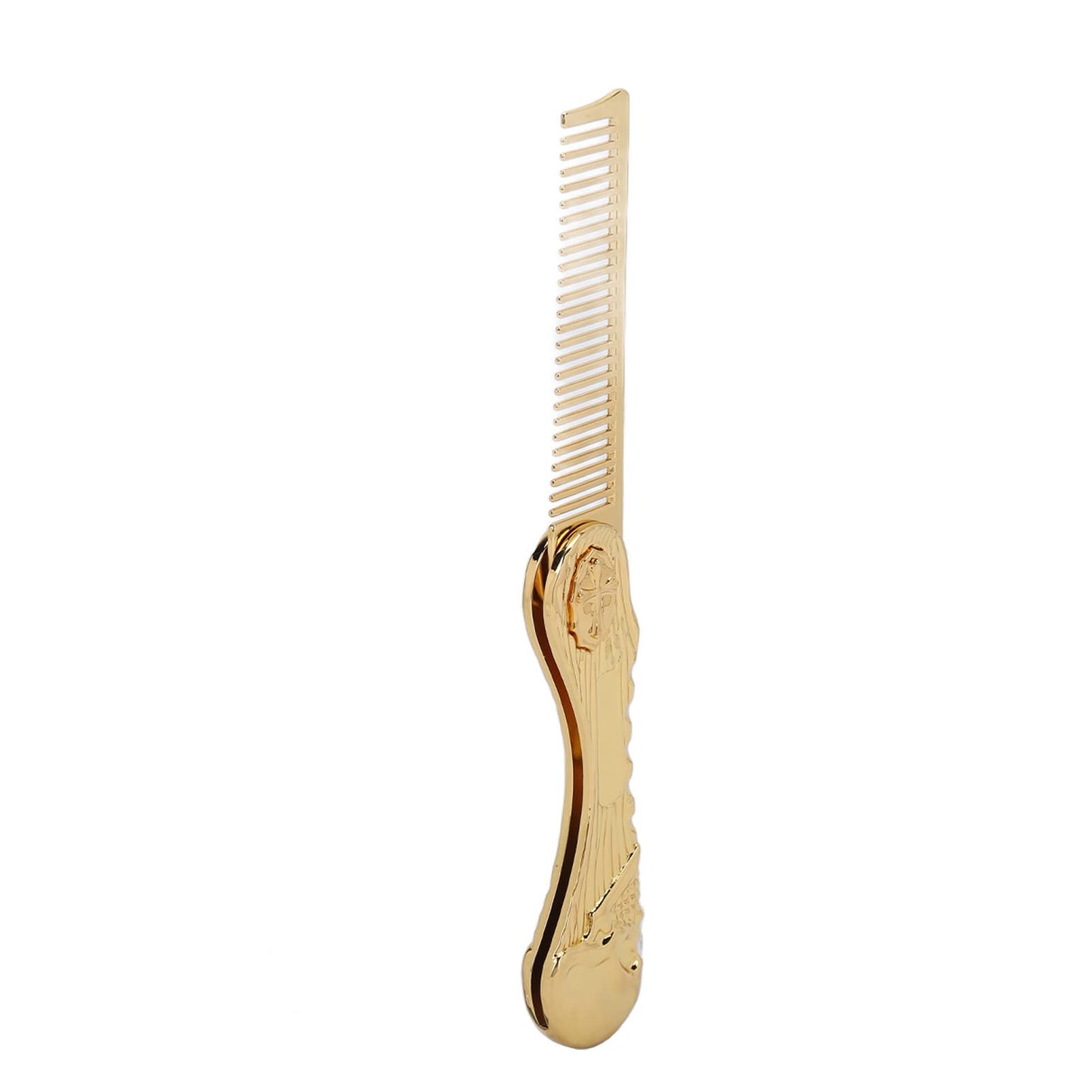 ZJchao Mustache Comb, Beard Comb Folding Foldable Zinc Alloy Prevent Static for Hairdressing (Gold) Beauty and Personal Care ZJchao