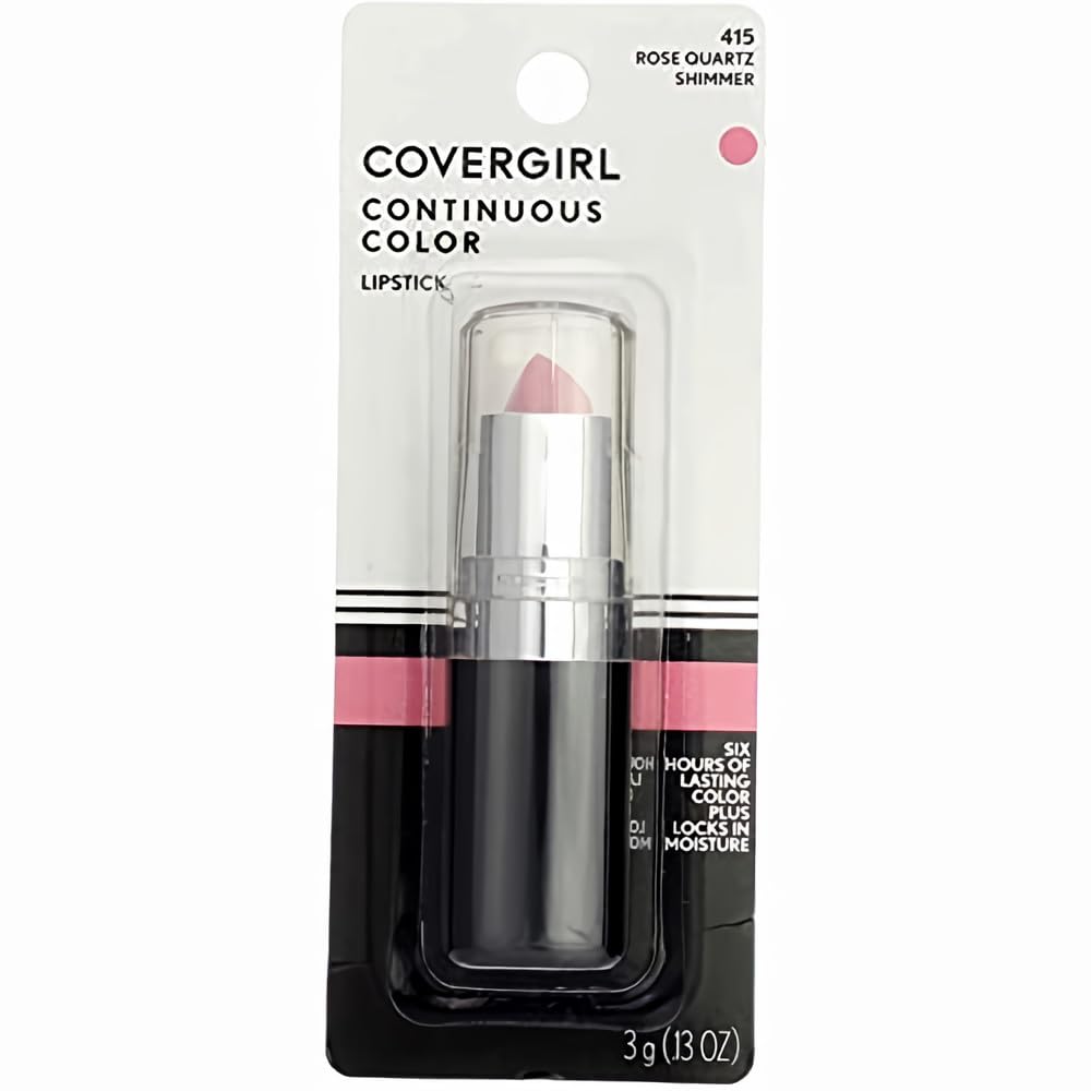 COVERGIRL Continuous Color Lipstick Rose Quartz (Pack of 6) Beauty & Personal Care COVERGIRL