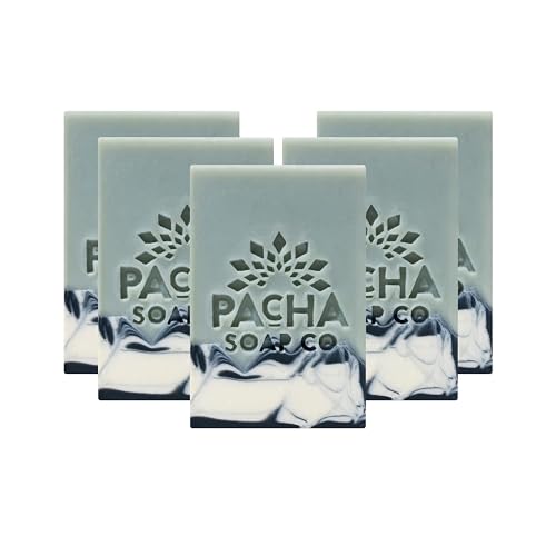 Pacha Soap Co. Bar Soap - Vanilla & Sage Scent, Handcrafted, Hydrating & Moisturizing Bar Soap with Soothing Essential Oils, Premium Face, Hand & Body Beauty & Personal Care Pacha Soap Co
