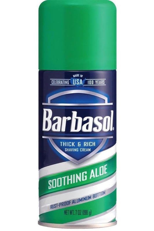 PERIO PROD Barbasol Soothing Aloe Thick & Rich Shave Cream, 7 Oz, Pack of 1 Beauty & Personal Care Barbasol