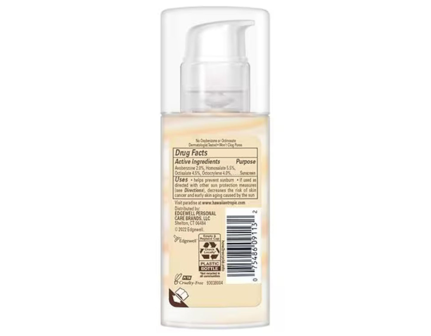 Hawaiian Tropic Weightless Hydration Lotion Sunscreen for Face SPF 30, 1.7oz (2 PACK) | Travel Size Sunscreen, Oil Free Face Sunscreen, Sunblock Face Beauty & Personal Care Hawaiian Tropic