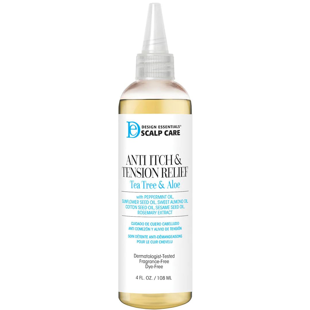 Design Essentials Scalp and Skin Care Anti-Itch and Tension Relief, Tea Tree and Aloe, 4 Ounces