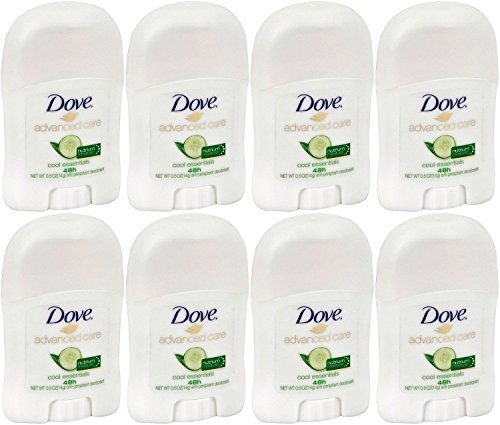 Dove Advanced Care Antiperspirant & Deodorant Stick, Cool Essentials, Travel Size 0.5 Ounce (Pack of 8) Beauty and Personal Care Dove