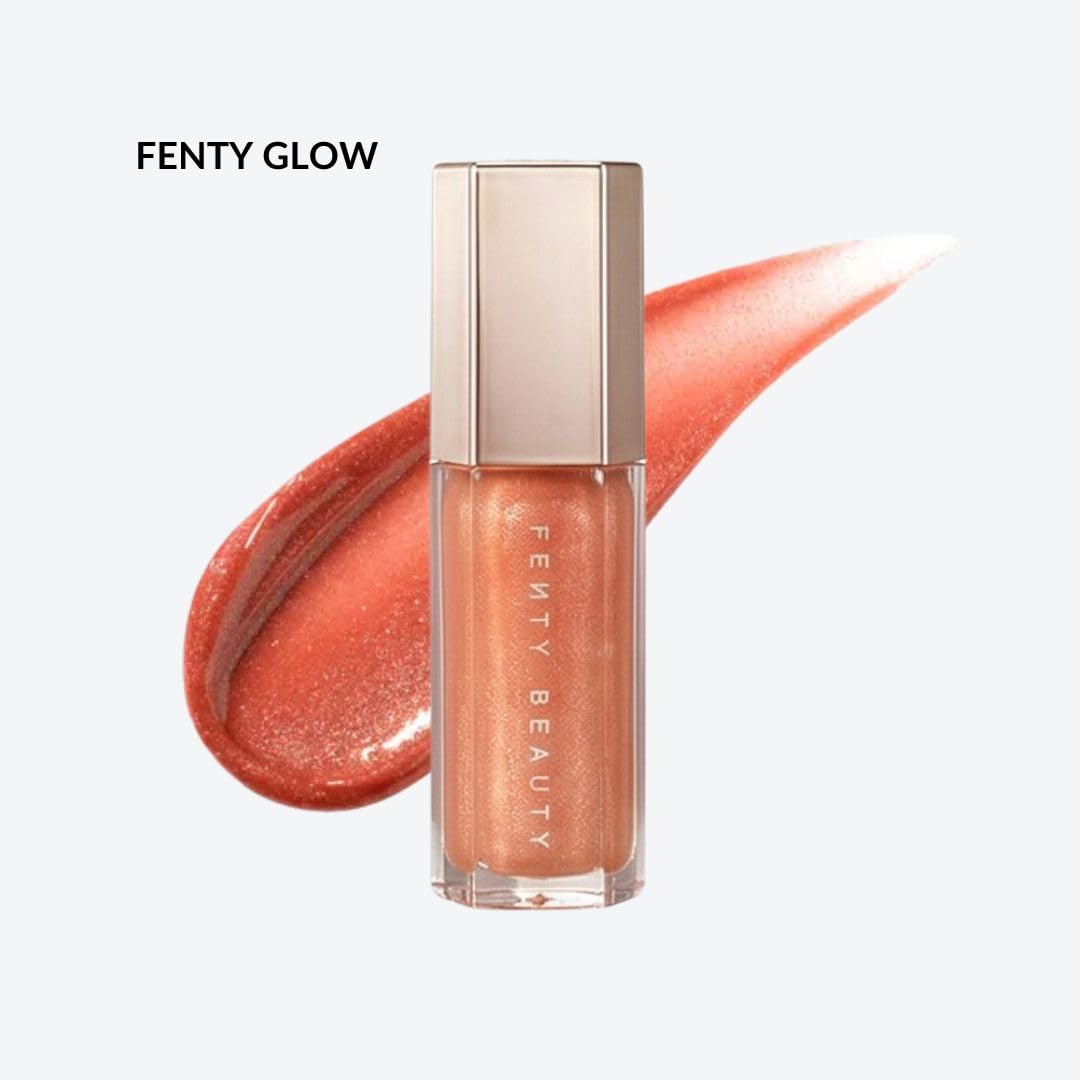 FENTY BEAUTY Glossy Posse VIII 3-Piece Lip Luminizer Set | Shades Fenty Glow Fantasy, Sugar Plumz, Spiked Hot Chocolit | 3 x 0.3 Fl Oz Beauty & Personal Care FENTY BEAUTY