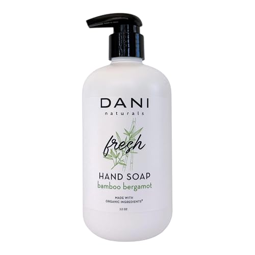 DANI Naturals Bamboo Bergamot Hand Soap, 12 fl oz, Vegan, Non-Toxic, Made in USA Beauty & Personal Care DANI