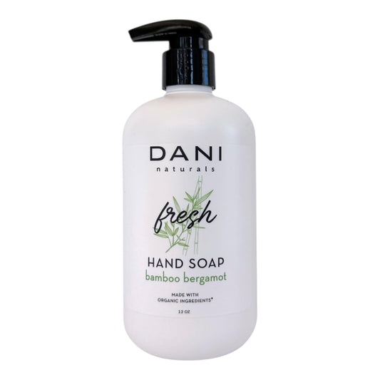 DANI Naturals Bamboo Bergamot Hand Soap, 12 fl oz, Vegan, Non-Toxic, Made in USA Beauty & Personal Care DANI