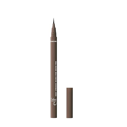 e.l.f. Holy Strokes Micro-Fine Brow Pen, Liquid Waterproof Eyebrow Makeup For Detailing & Adding Dimension, Vegan , Taupe Beauty & Personal Care e.l.f.