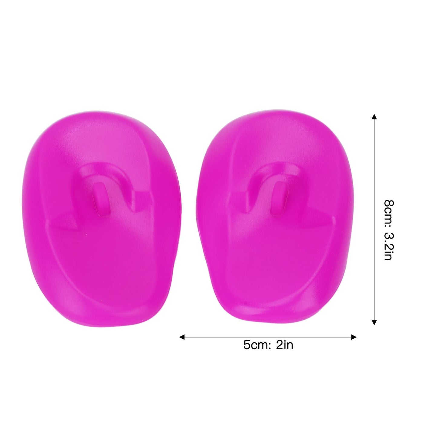 Hair Dye Ear Cover, Ear Cover Protectors For Shower,Hair Dye, Hair Dryer, Bathing, Plastic Ear Shower Reusable Hair Dye Anti Staining Plastic Guard Beauty and Personal Care Brrnoo