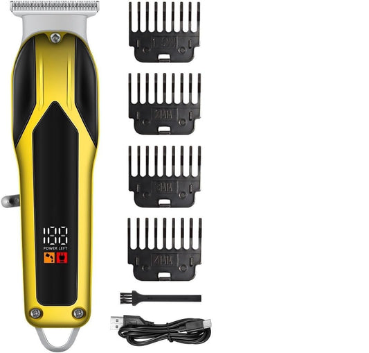 QDKVTNDJZ Hair Clippers for Men, Professional Cordless Beard Trimmer with Power Motor & Smart LCD, Quiet, Perfect for Kids, Bearded, Women & Barbers Beauty and Personal Care QDKVTNDJZ