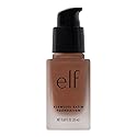 e.l.f. Flawless Satin Foundation, Lightweight & Medium Coverage, Semi-Matte Finish, Vegan , Chocolate, 0.68 Fl Oz (20mL) Beauty & Personal Care e.l.f.