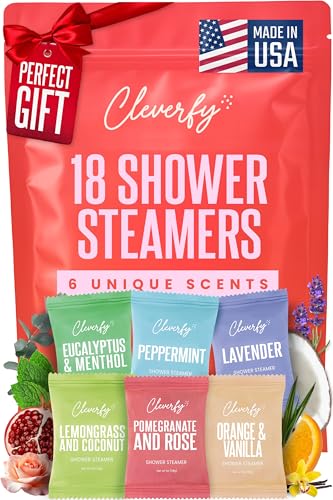 Cleverfy Shower Steamers Aromatherapy - Birthday Gifts for Women, Mom, Wife, Grandma, Her, Best Friend, Daughter, Sister, Teens & Girlfriend - 18 Beauty and Personal Care CLEVERFY