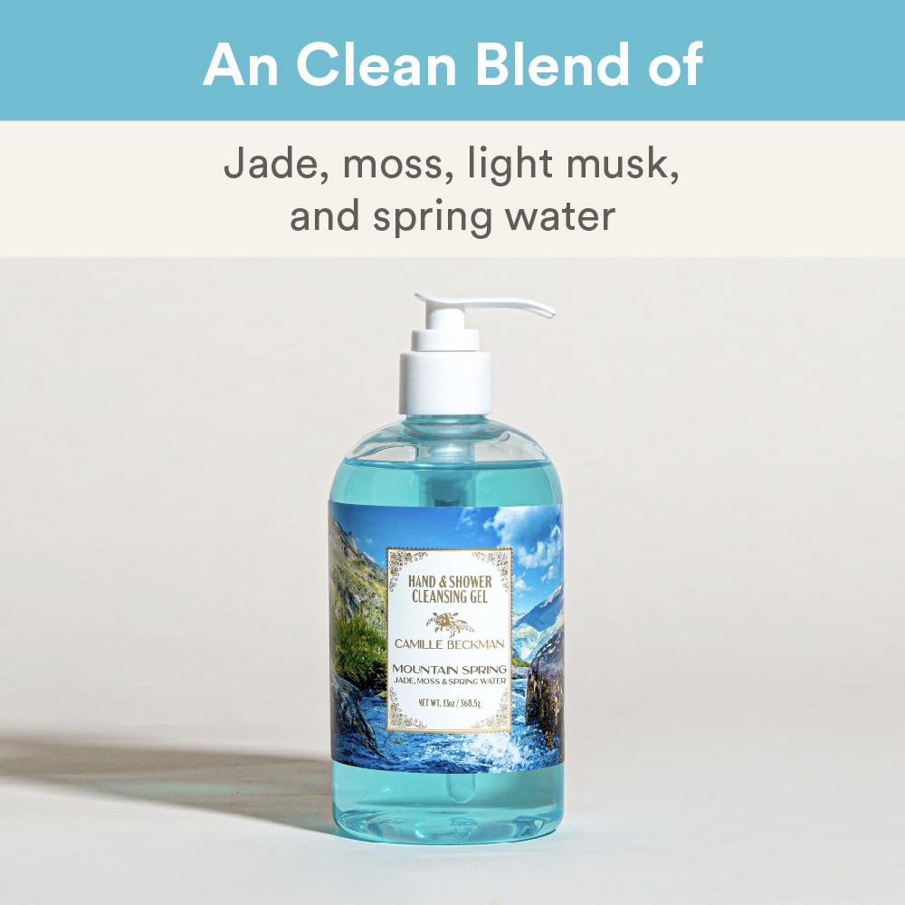 Camille Beckman Hand and Shower Cleansing Gel, Mountain Spring, 13 Ounce Beauty & Personal Care Camille Beckman