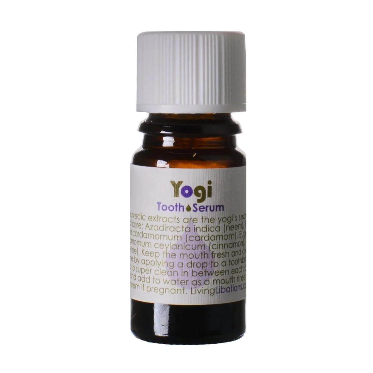 Living Libations - Organic Yogi Tooth Serum | Natural, Wildcrafted Clean Beauty (.17 fl oz | 5 ml) Beauty & Personal Care LIVING LIBATIONS