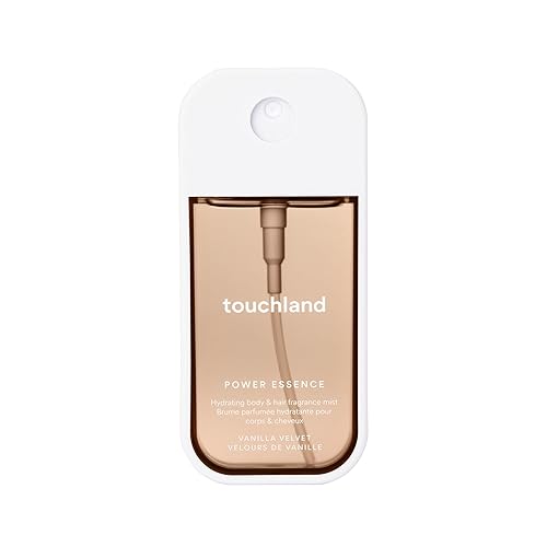 Touchland Hydrating Body & Hair Fragrance Mist, Vanilla Velvet, 2 FL. OZ. Travel Size Body Spray Beauty & Personal Care Touchland