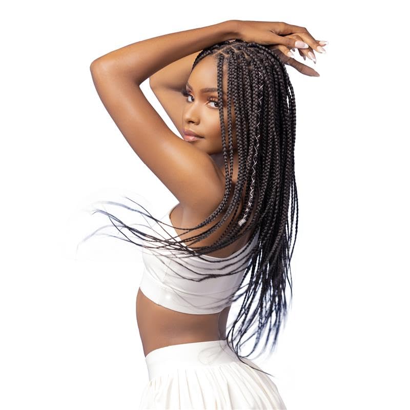 Sensationnel Ruwa Prestretched Braiding Hair-3X 48 Inch,2 pack 1B OFFBLACK