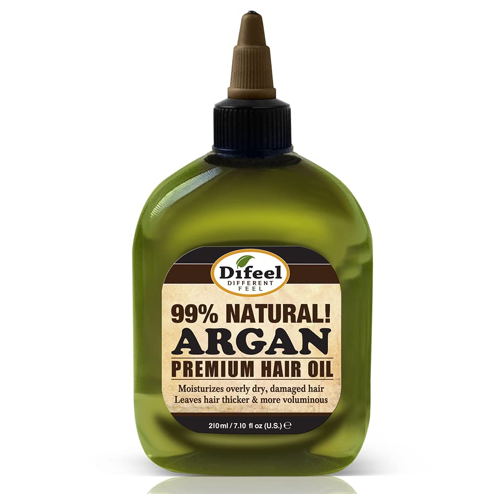 Difeel Premium Natural Hair Oil - Argan Oil 7.1 ounce (4-Pack) Beauty & Personal Care Difeel